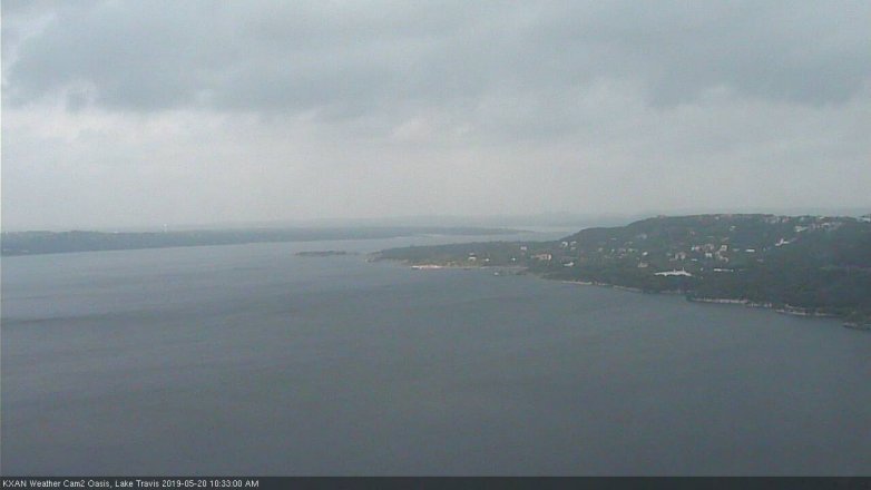 Lake Travis webcam, May 20, 2019 9:35 AM CT