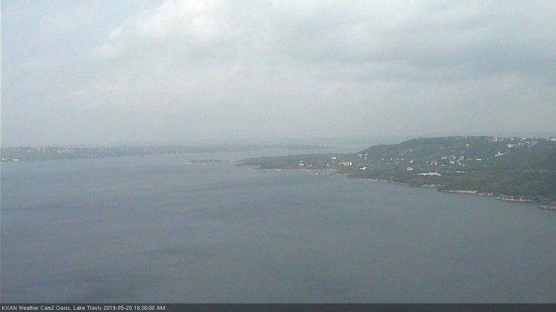 Lake Travis webcam, May 20, 2019 9:40 AM CT