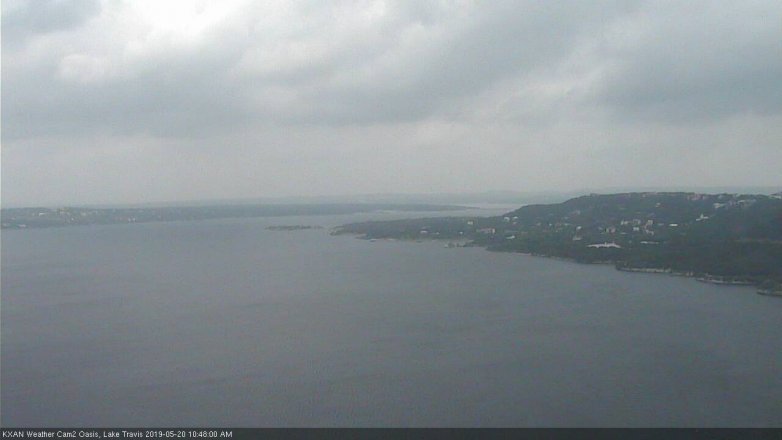 Lake Travis webcam, May 20, 2019 9:50 AM CT