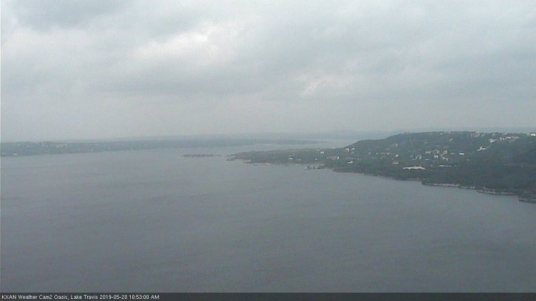 Lake Travis webcam, May 20, 2019 9:55 AM CT
