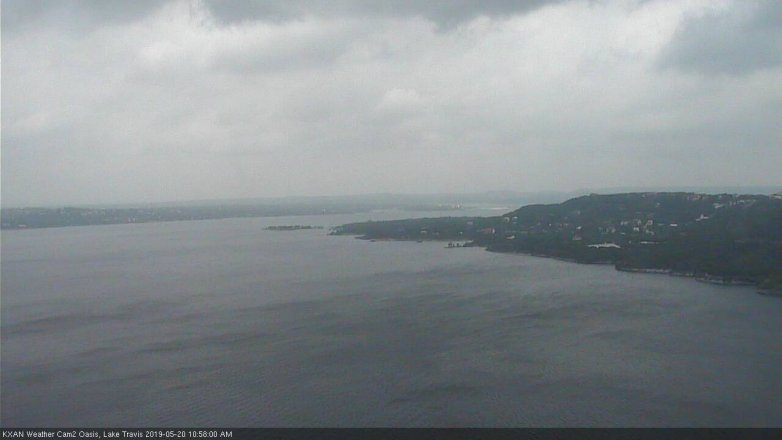 Lake Travis webcam, May 20, 2019 10:00 AM CT