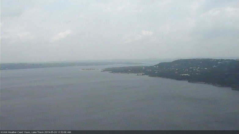 Lake Travis webcam, May 20, 2019 10:55 AM CT