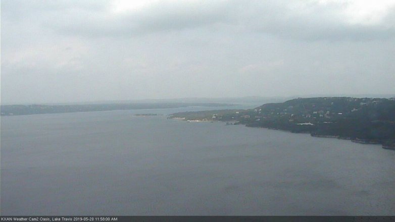 Lake Travis webcam, May 20, 2019 11:00 AM CT