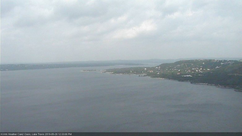 Lake Travis webcam, May 20, 2019 11:35 AM CT