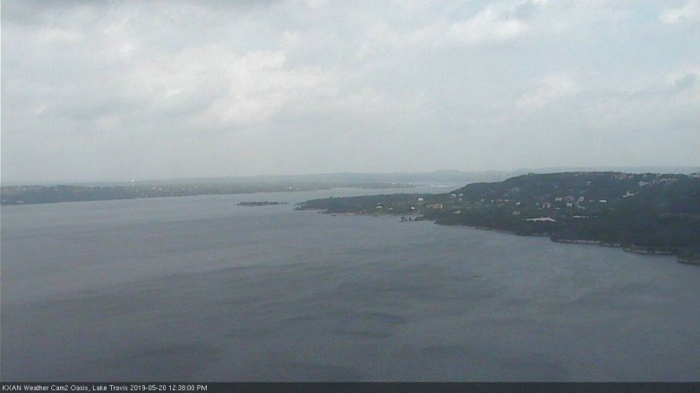 Lake Travis webcam, May 20, 2019 11:40 AM CT