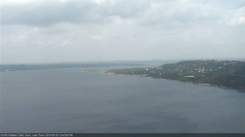 Lake Travis webcam, May 20, 2019 11:45 AM CT