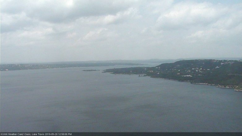 Lake Travis webcam, May 20, 2019 12:00 PM CT
