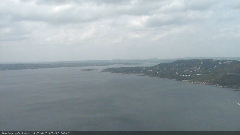 Lake Travis webcam, May 20, 2019 12:10 PM CT