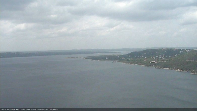 Lake Travis webcam, May 20, 2019 12:30 PM CT