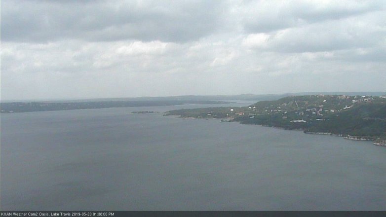 Lake Travis webcam, May 20, 2019 12:40 PM CT