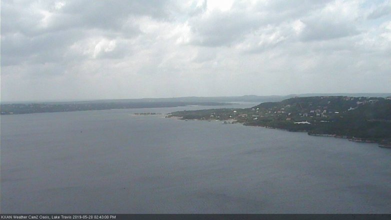 Lake Travis webcam, May 20, 2019 1:45 PM CT