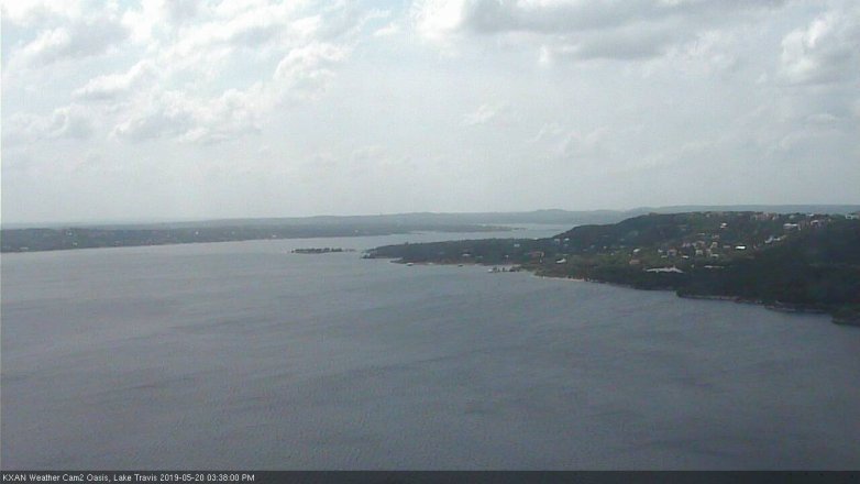 Lake Travis webcam, May 20, 2019 2:40 PM CT