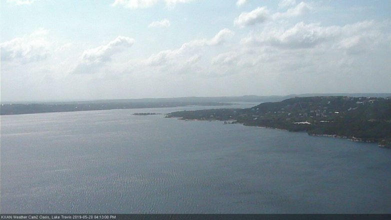 Lake Travis webcam, May 20, 2019 3:15 PM CT