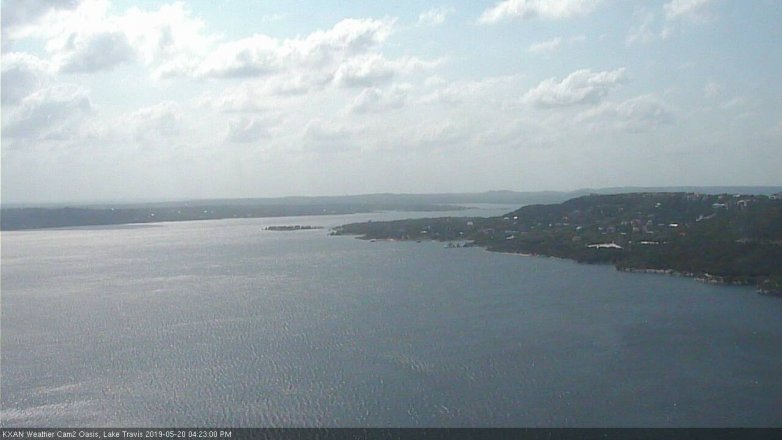 Lake Travis webcam, May 20, 2019 3:25 PM CT