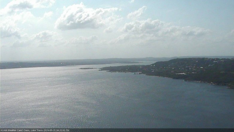 Lake Travis webcam, May 20, 2019 3:35 PM CT
