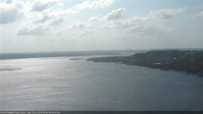Lake Travis webcam, May 20, 2019 3:45 PM CT