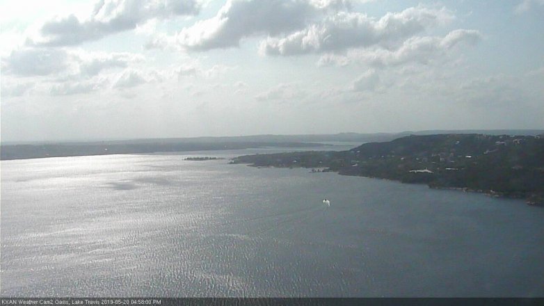 Lake Travis webcam, May 20, 2019 4:00 PM CT