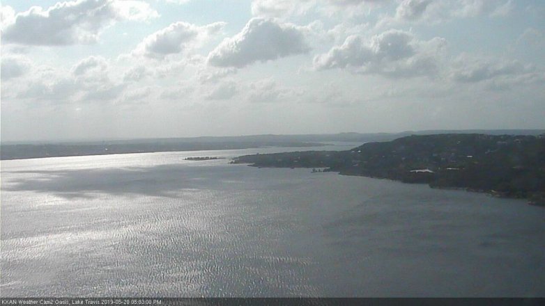 Lake Travis webcam, May 20, 2019 4:05 PM CT