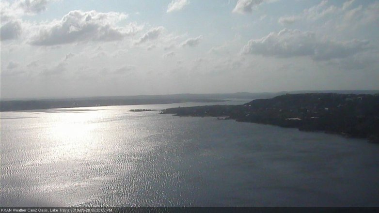 Lake Travis webcam, May 20, 2019 4:35 PM CT