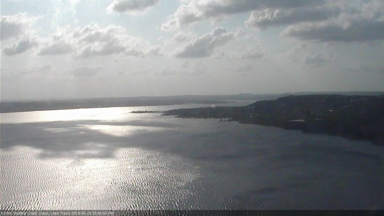 Lake Travis webcam, May 20, 2019 4:50 PM CT