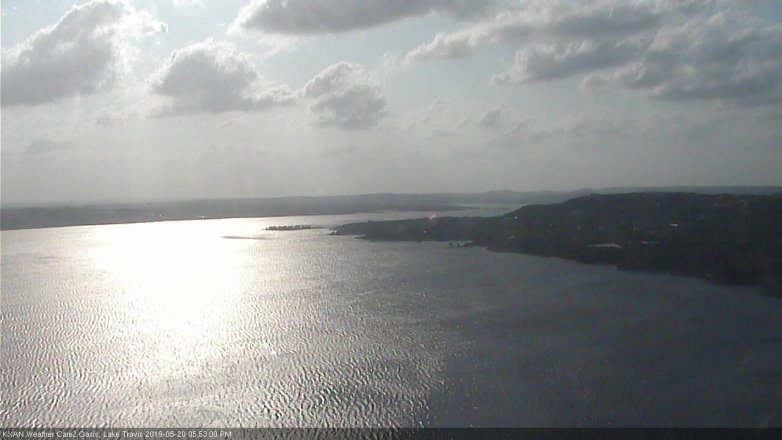 Lake Travis webcam, May 20, 2019 4:55 PM CT