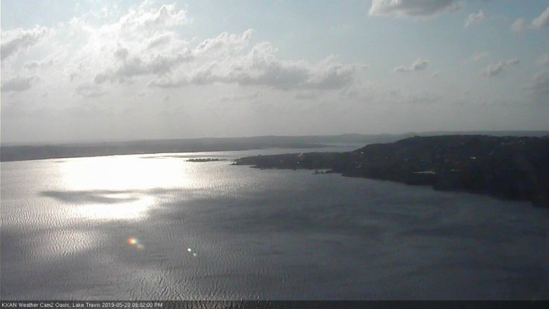 Lake Travis webcam, May 20, 2019 5:05 PM CT