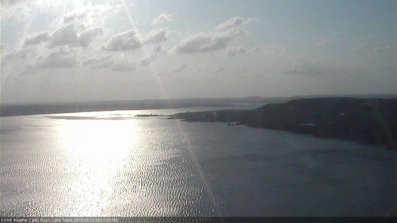 Lake Travis webcam, May 20, 2019 5:15 PM CT