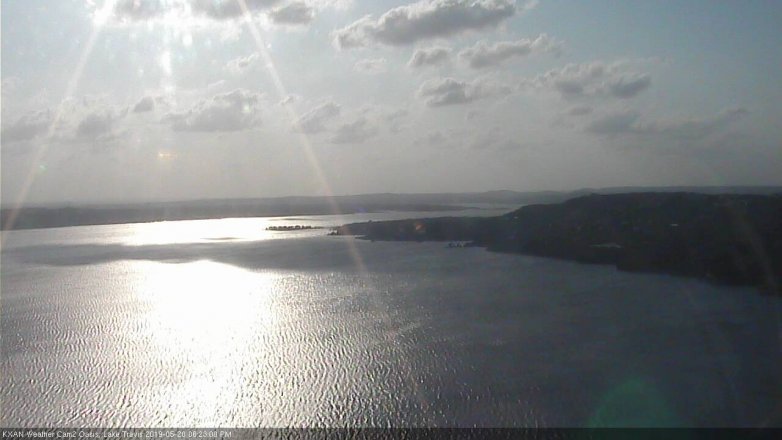 Lake Travis webcam, May 20, 2019 5:25 PM CT
