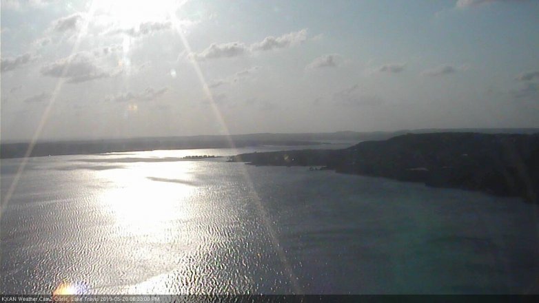 Lake Travis webcam, May 20, 2019 5:35 PM CT