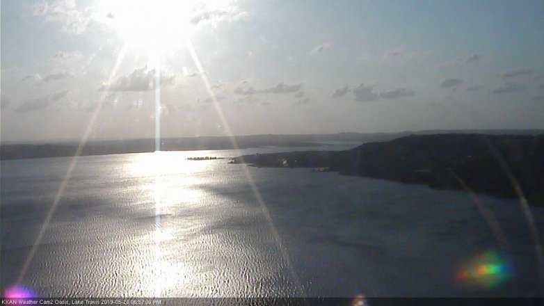 Lake Travis webcam, May 20, 2019 6:00 PM CT