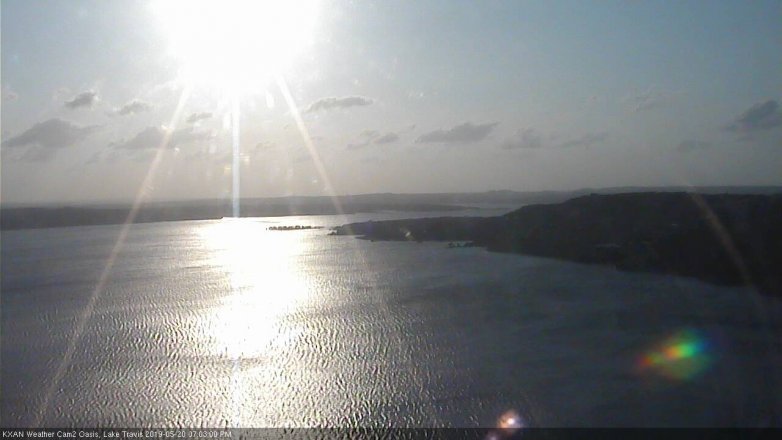 Lake Travis webcam, May 20, 2019 6:05 PM CT