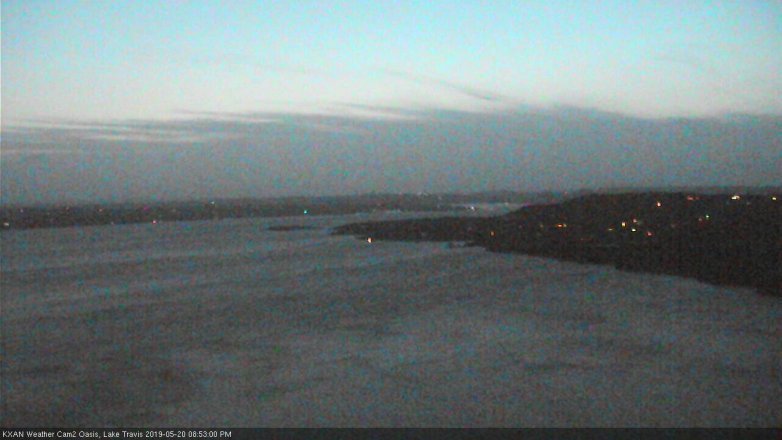Lake Travis webcam, May 20, 2019 7:55 PM CT