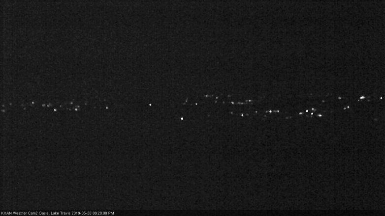 Lake Travis webcam, May 20, 2019 8:30 PM CT