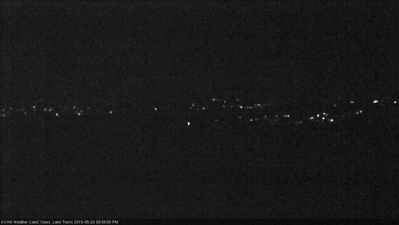 Lake Travis webcam, May 20, 2019 9:00 PM CT