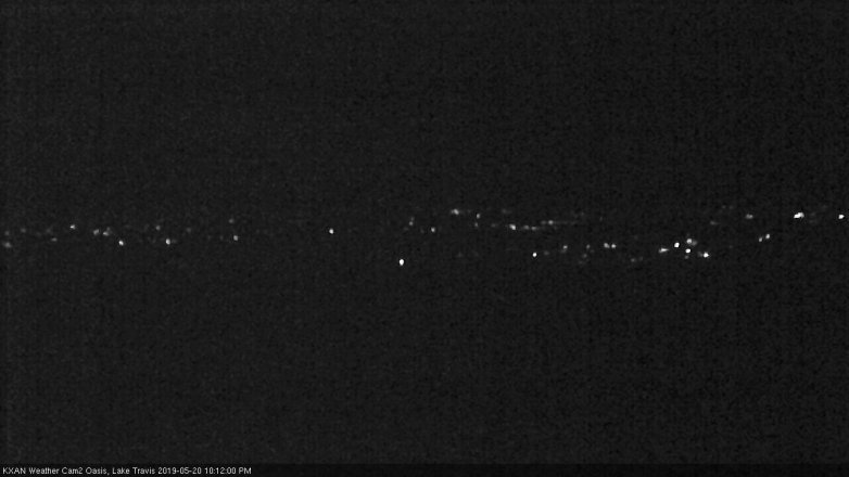 Lake Travis webcam, May 20, 2019 9:15 PM CT