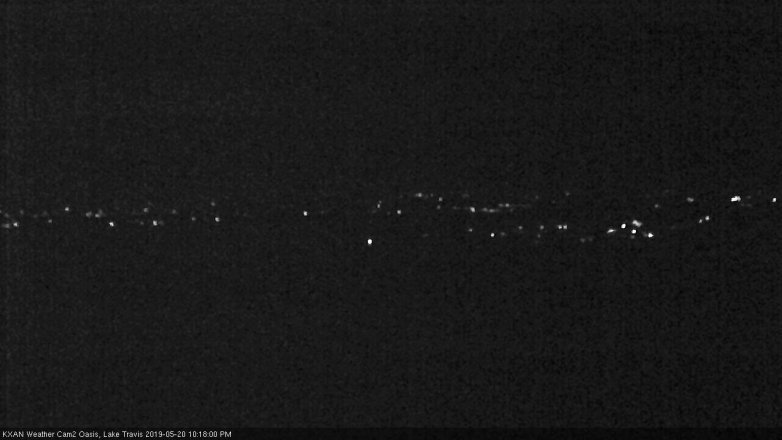 Lake Travis webcam, May 20, 2019 9:20 PM CT
