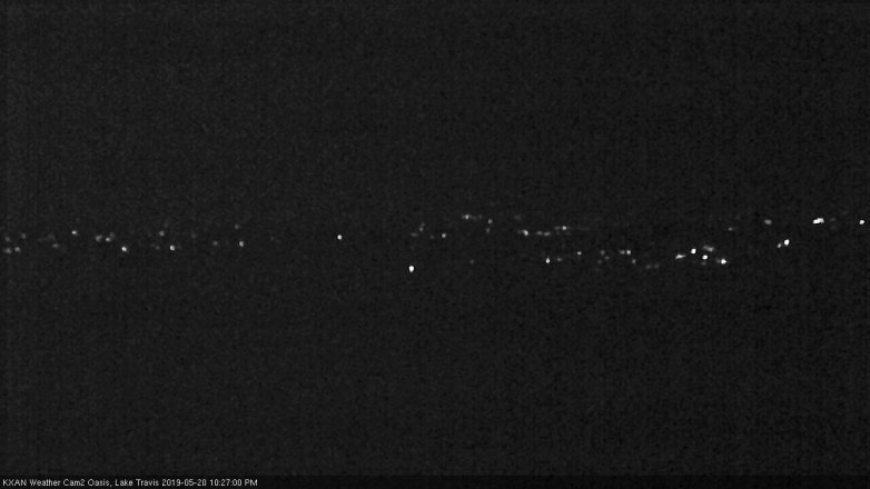 Lake Travis webcam, May 20, 2019 9:30 PM CT