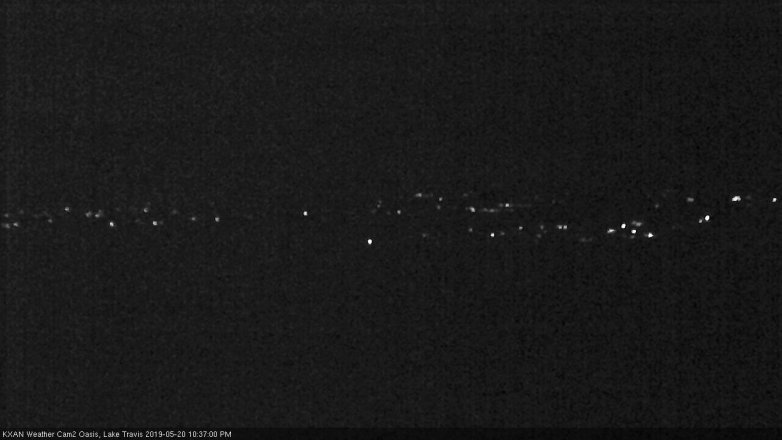 Lake Travis webcam, May 20, 2019 9:40 PM CT