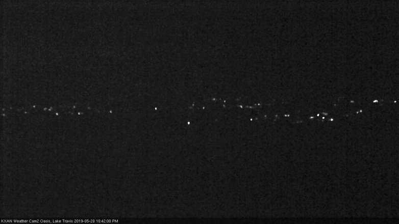 Lake Travis webcam, May 20, 2019 9:45 PM CT