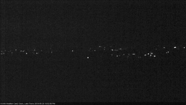 Lake Travis webcam, May 20, 2019 9:55 PM CT