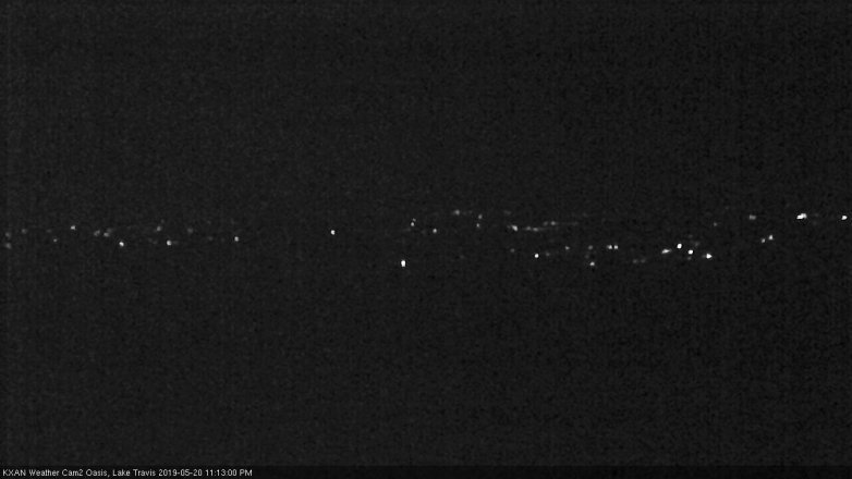 Lake Travis webcam, May 20, 2019 10:15 PM CT