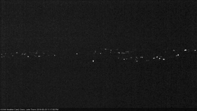 Lake Travis webcam, May 20, 2019 10:20 PM CT