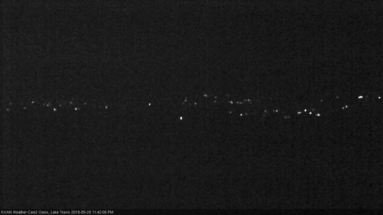 Lake Travis webcam, May 20, 2019 10:45 PM CT