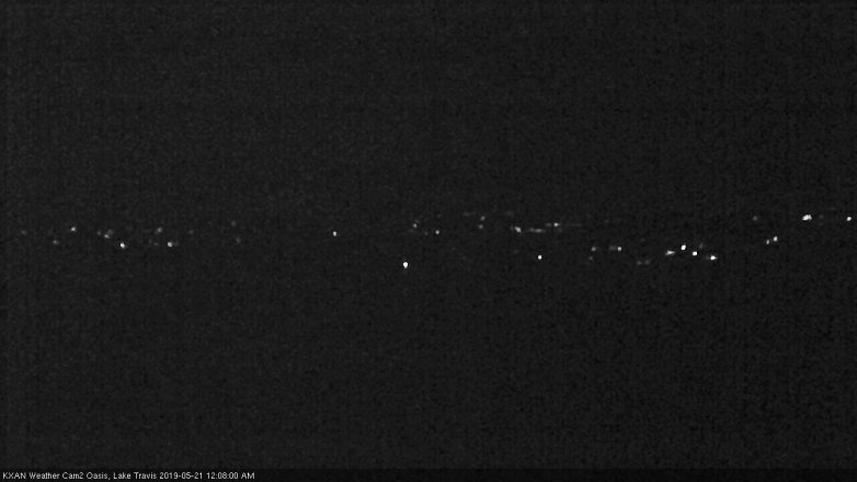 Lake Travis webcam, May 20, 2019 11:10 PM CT