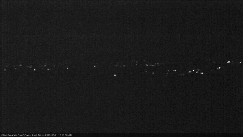 Lake Travis webcam, May 20, 2019 11:20 PM CT