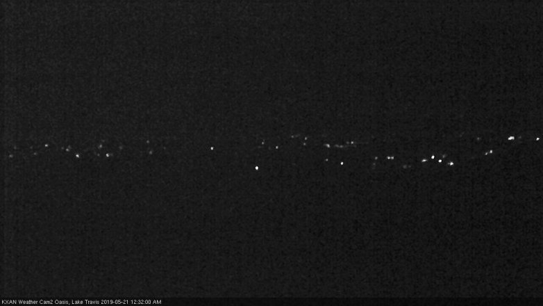 Lake Travis webcam, May 20, 2019 11:35 PM CT