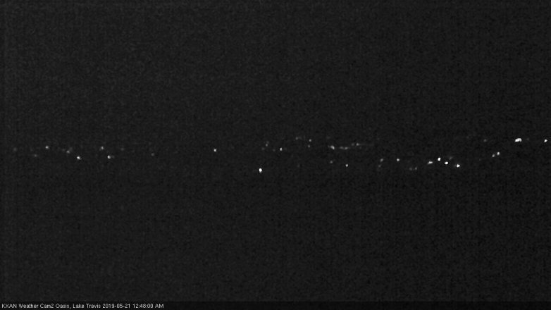 Lake Travis webcam, May 20, 2019 11:50 PM CT