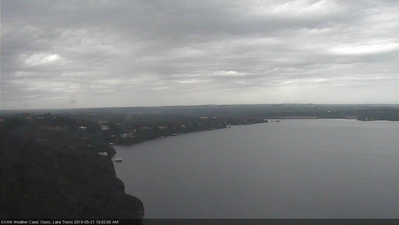 Lake Travis webcam, May 21, 2019 9:05 AM CT