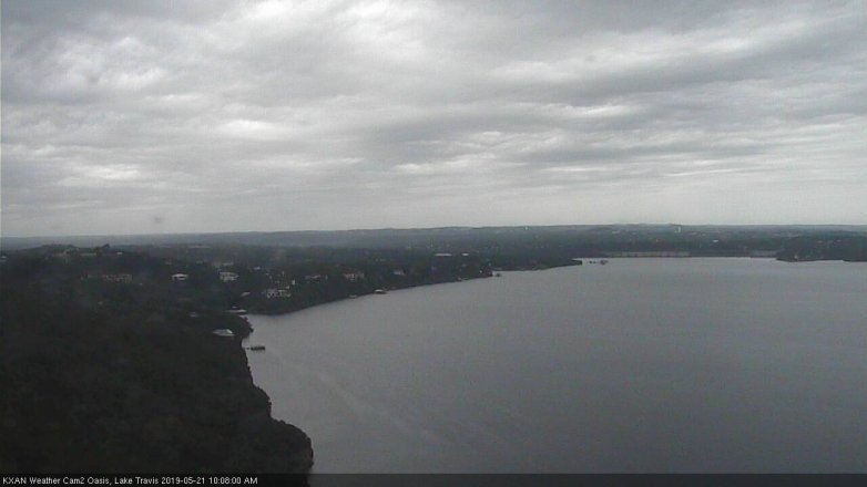 Lake Travis webcam, May 21, 2019 9:10 AM CT