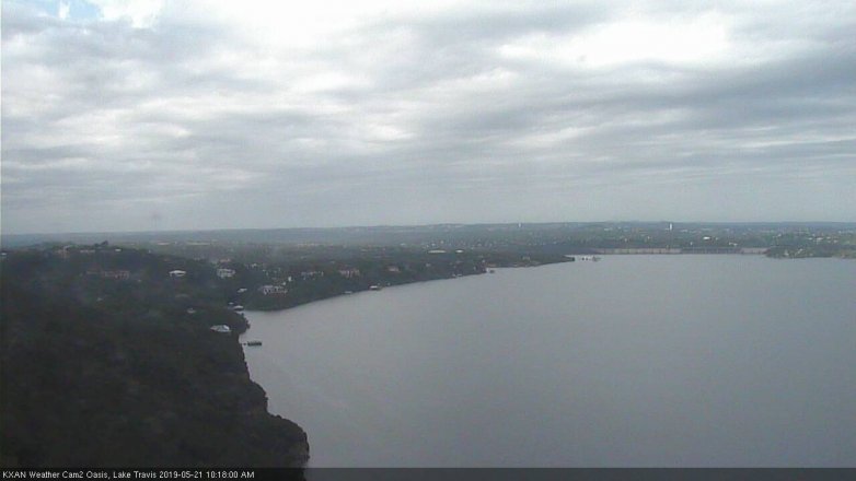Lake Travis webcam, May 21, 2019 9:20 AM CT